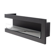 Cheminée d'angle 115 cm - Gauche