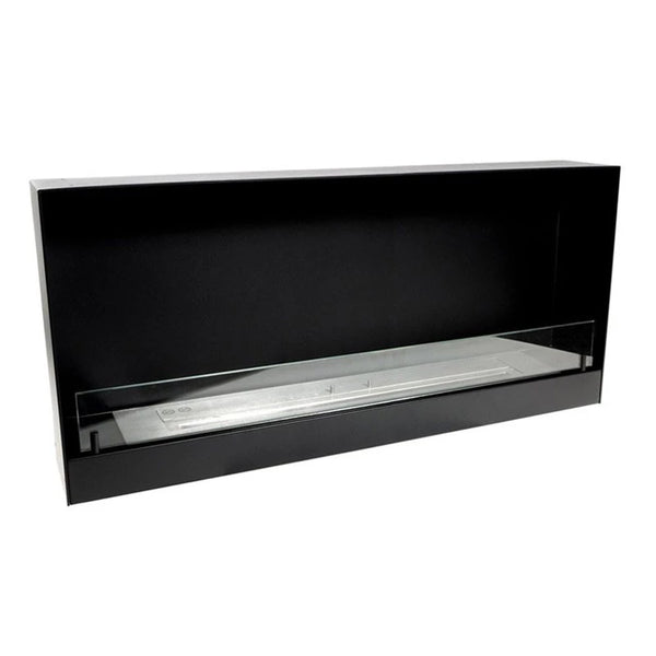 Insert de cheminée bio noir - 140 cm