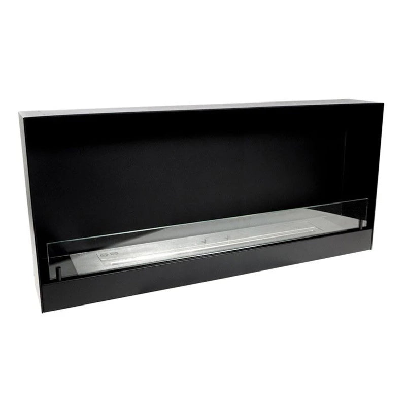 Insert de cheminée bio noir - 140 cm