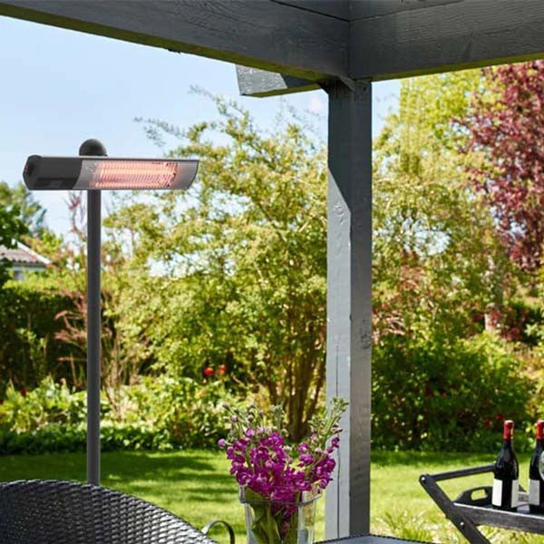 Chauffe-terrasse à poser 1500 W, GT, Noir