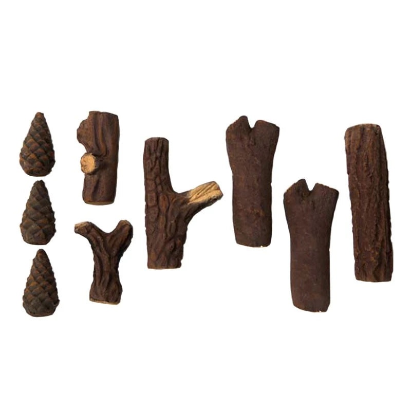 Bois en Céramique 9 pièces