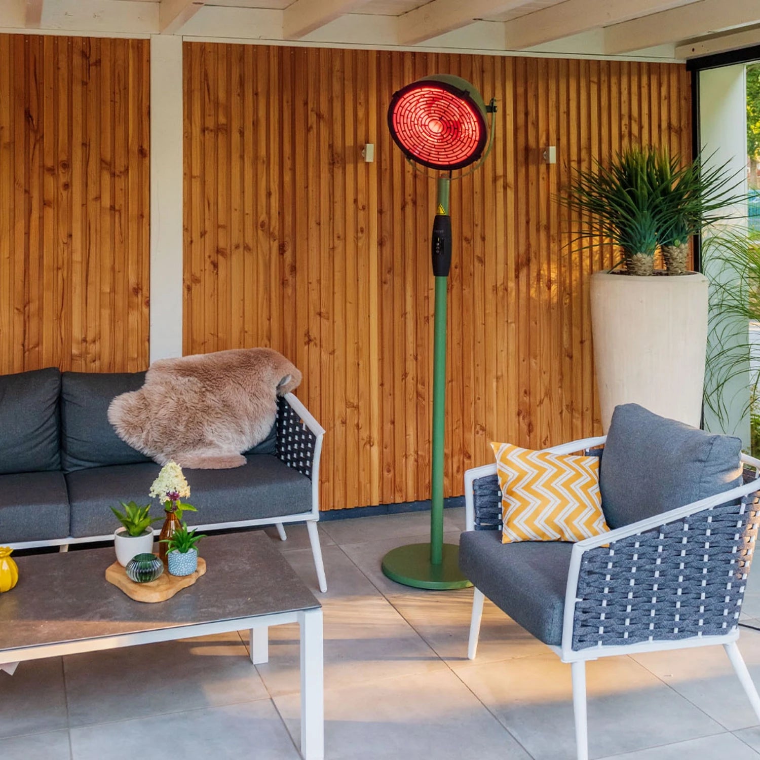 Chauffage terrasse sur pied Indus 2100W