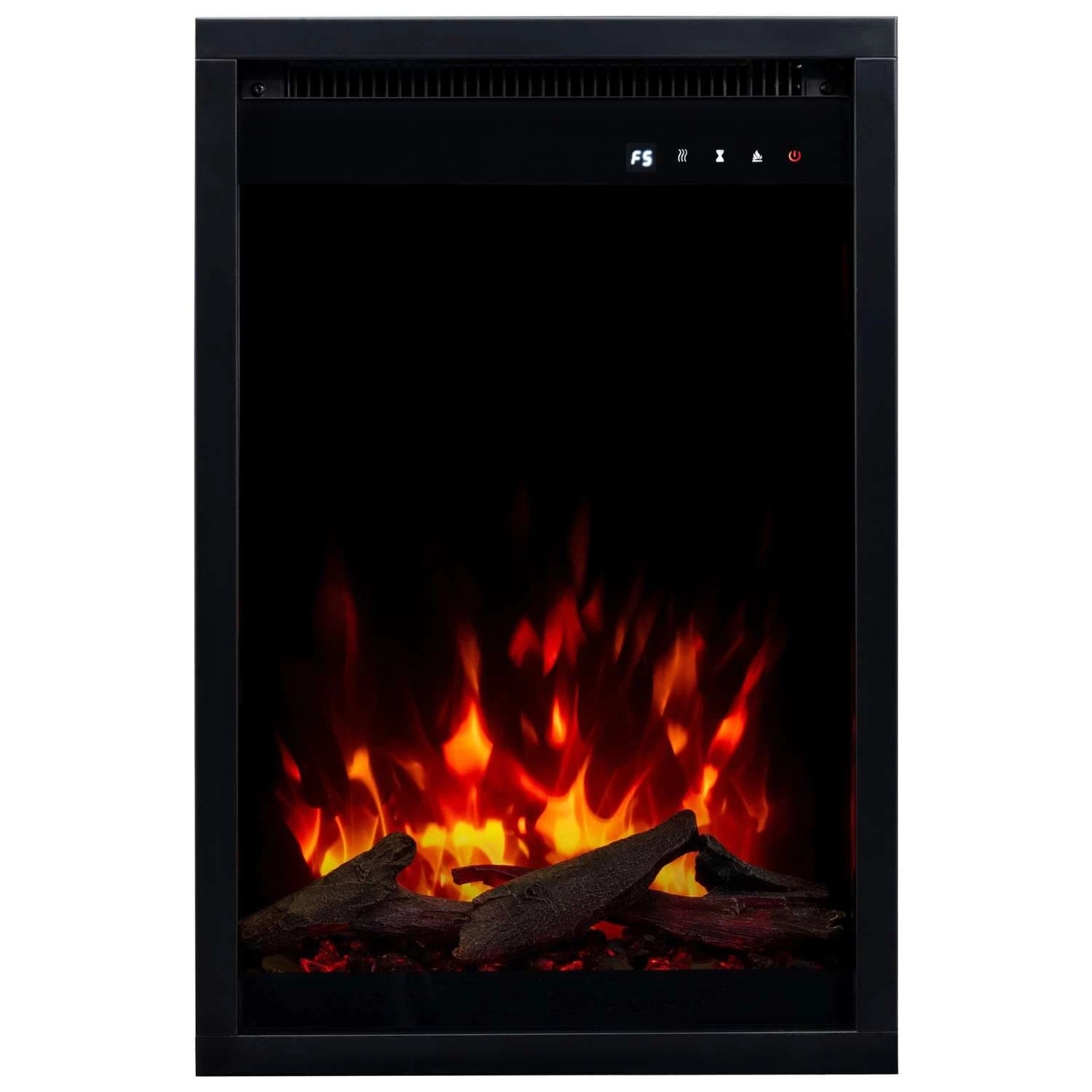 Insert pour cheminée électrique 3D Aflamo 24" carré (60 × 60 cm)