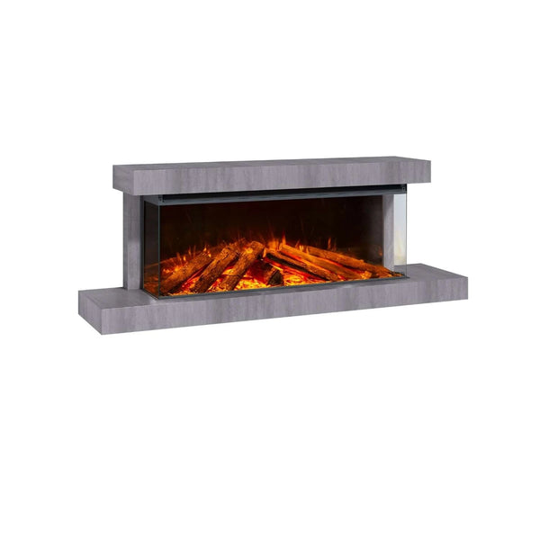 Cheminée électrique murale Lumen 1200 – Pierre