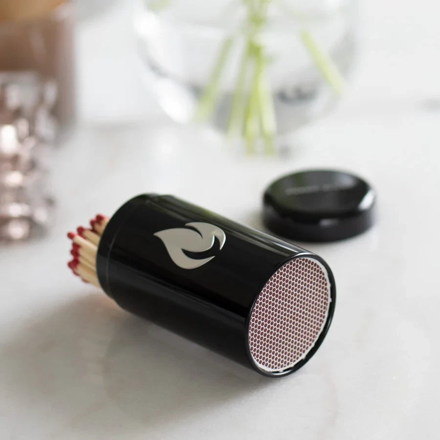 Support design pour allumettes – Noir