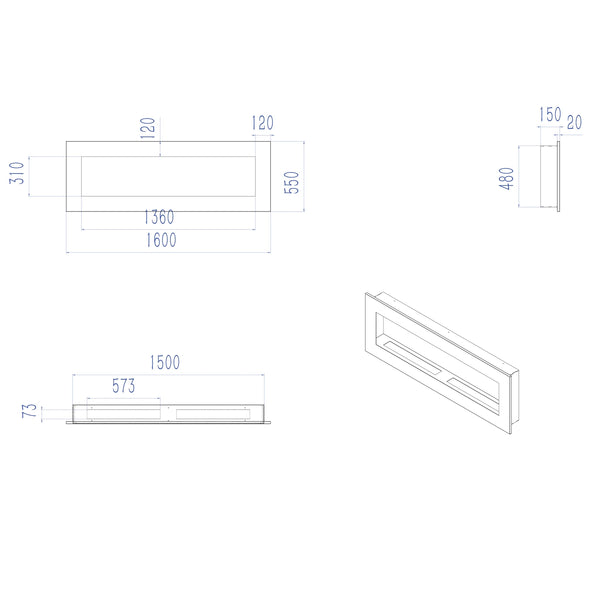 Murus 1600 - Blanc Mat