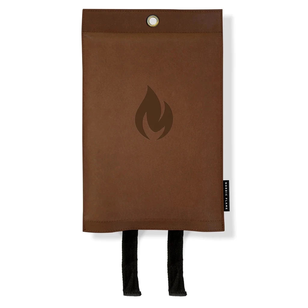 Couverture anti-feu - Marron foncé