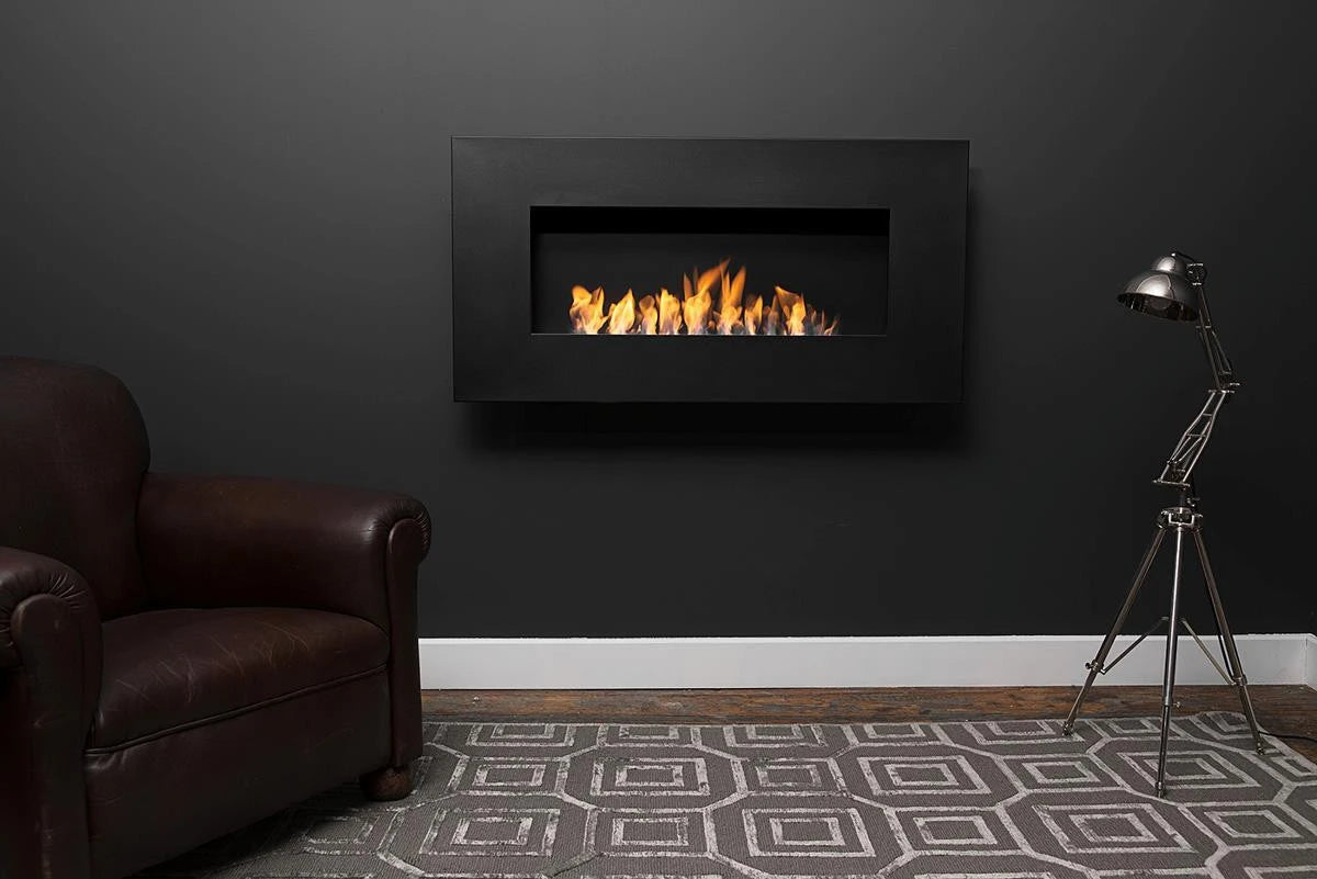 Icon Fires Nero 1150 Cheminée Murale - Noir