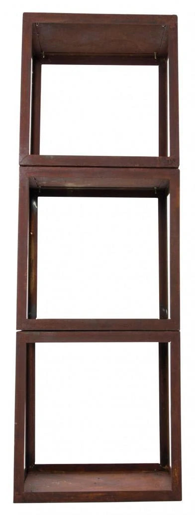 Stockage de Bois en Acier Corten 50 cm