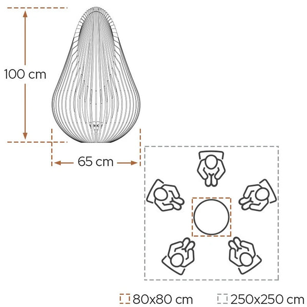Cheminée d'Extérieur Dewdrop M