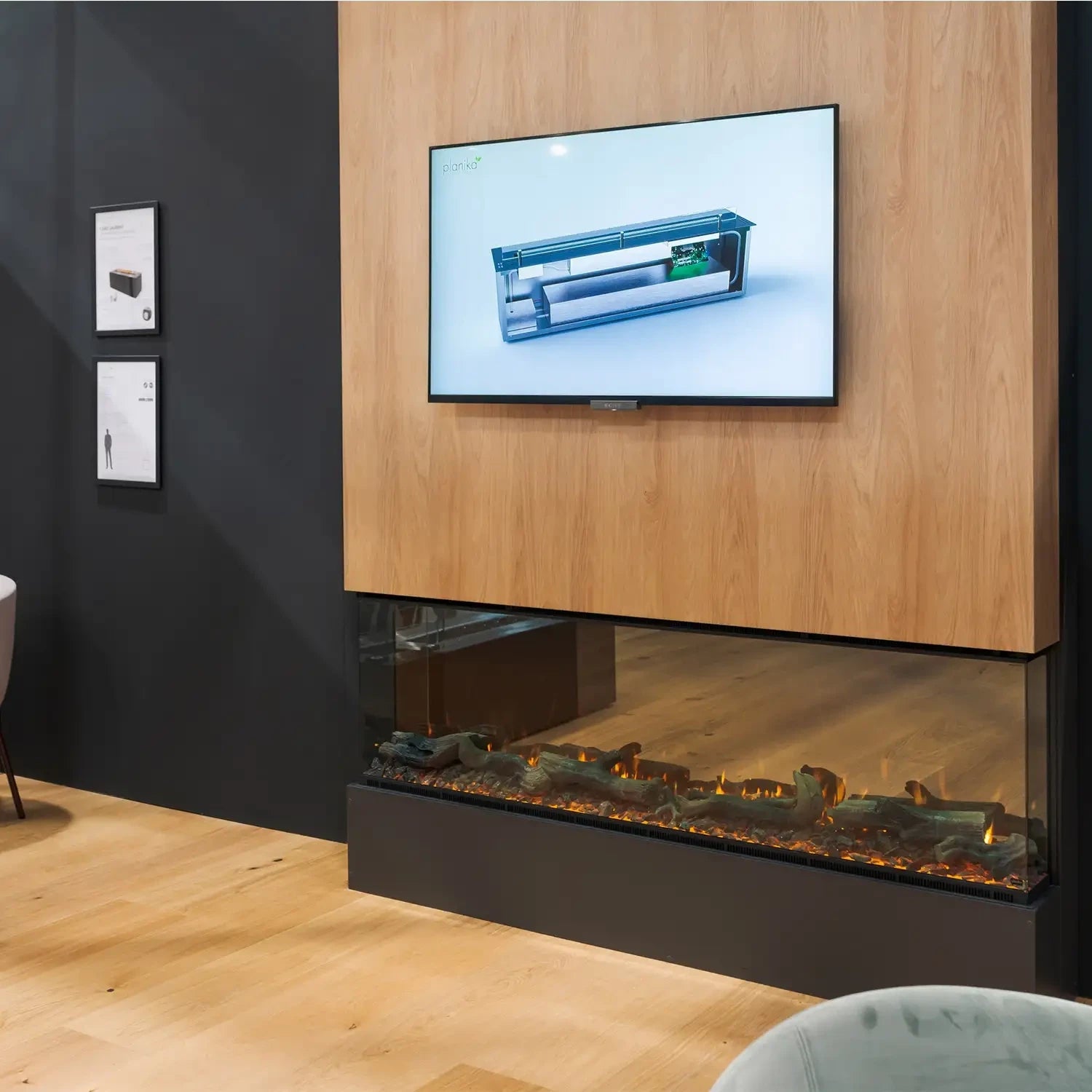 Astro 1800 Planika fireplace