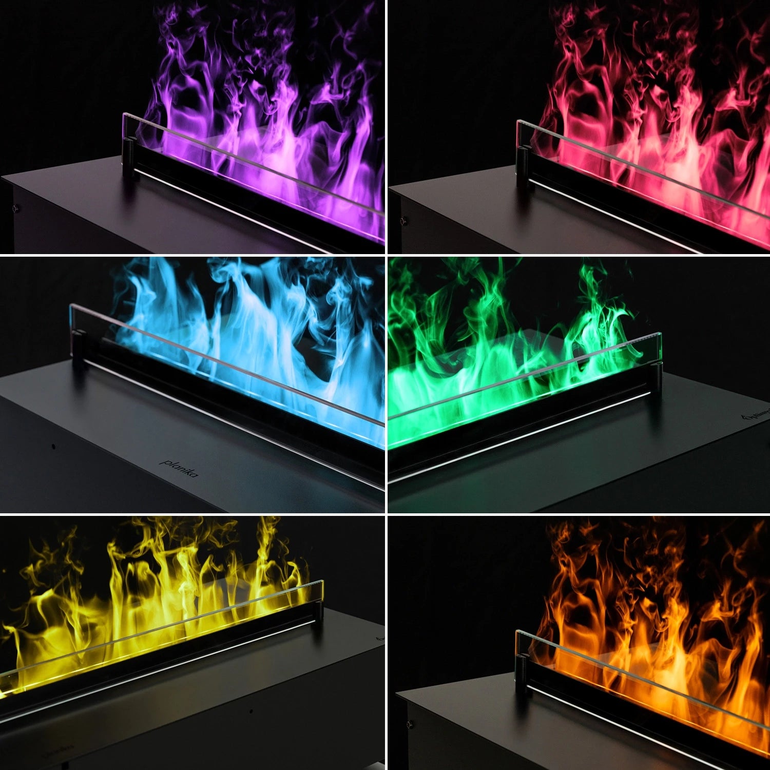 Planika Fires Cool Flame 500 Left Corner Fire