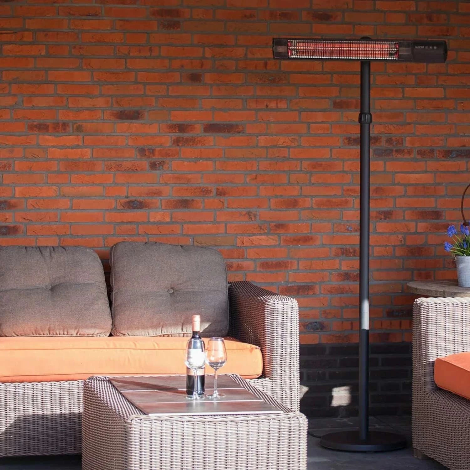 Chauffage terrasse Royal Diamond 2500 watt sur pied
