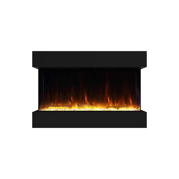 Feroza 101 cm - Cheminée Murale Électrique