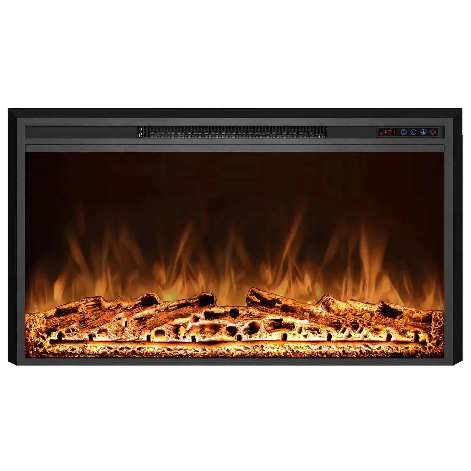 Pyrope 109 cm - Insert de cheminée électrique