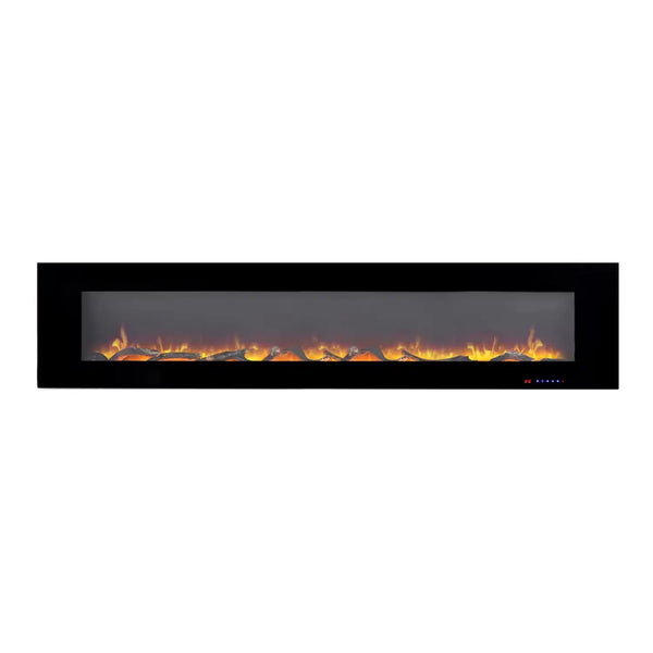 Azurite 213 cm - Cheminée électrique murale