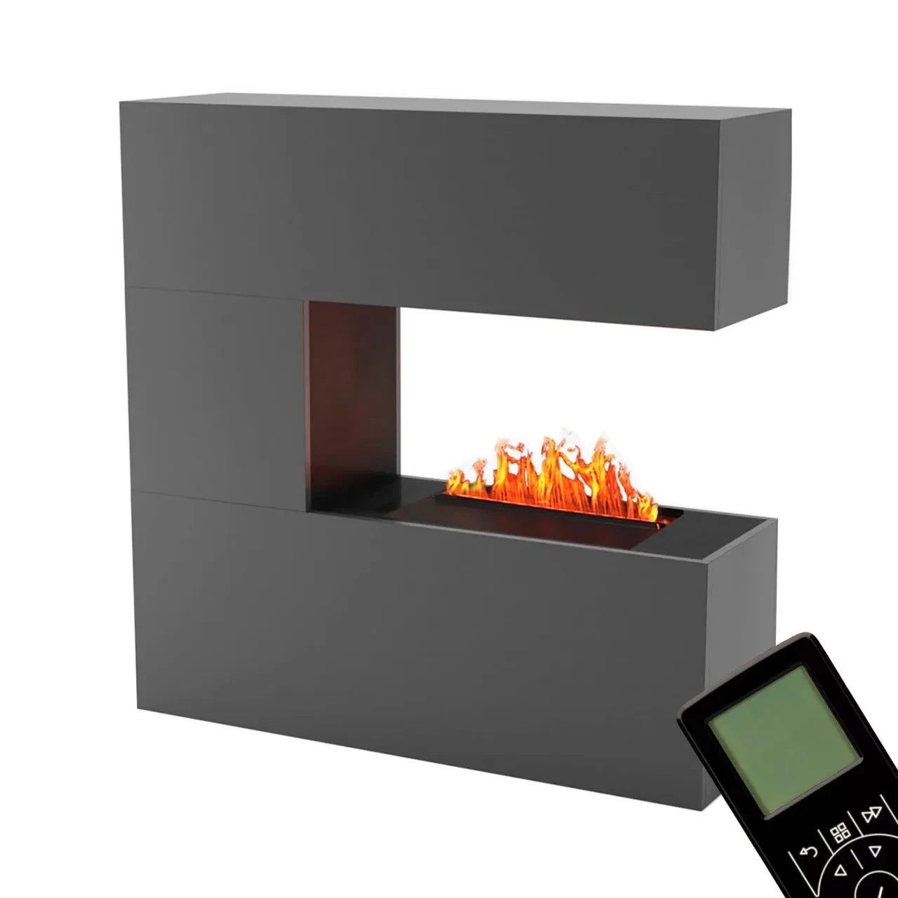 Cheminée à vapeur d’eau Schiller – Gris