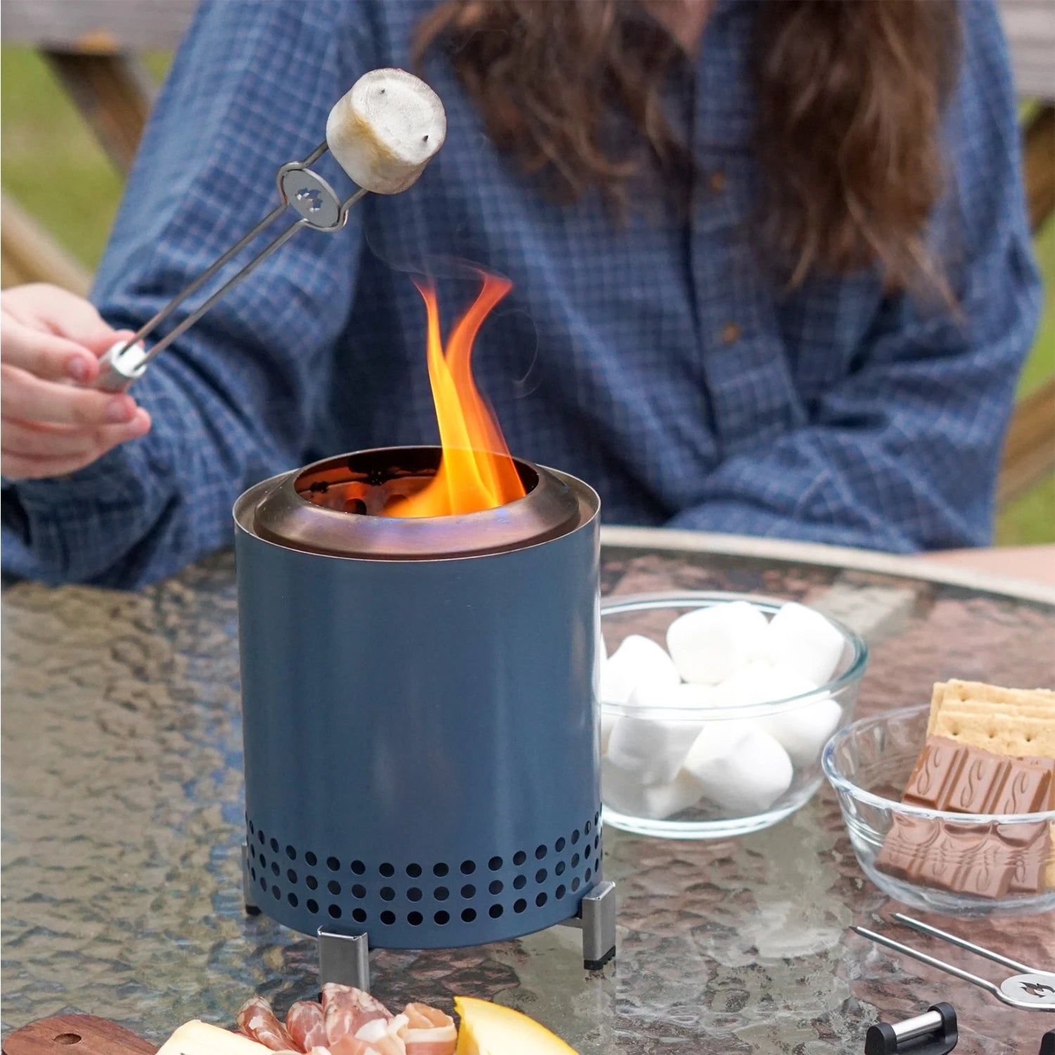 Mesa - Brasero de Table Eau