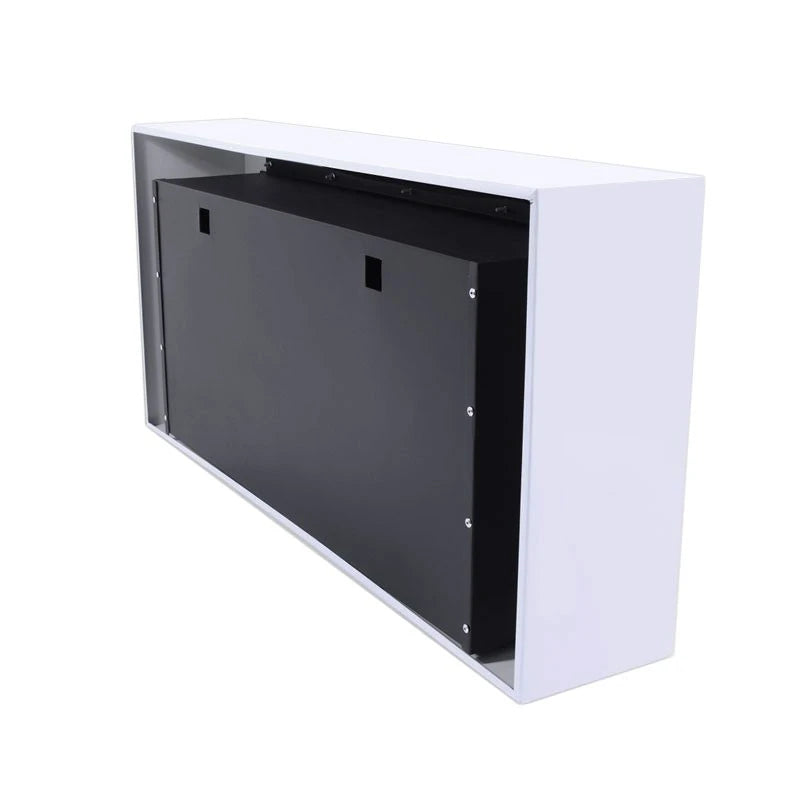 Cheminée Bioéthanol Murale Blanche de 90 cm