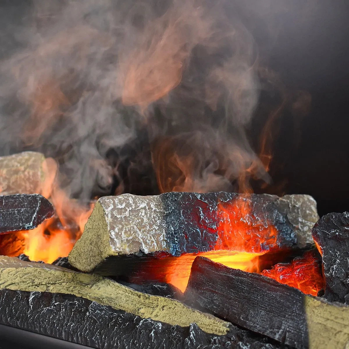 Cheminée hybride Tucholsky 3 côtés – Gris