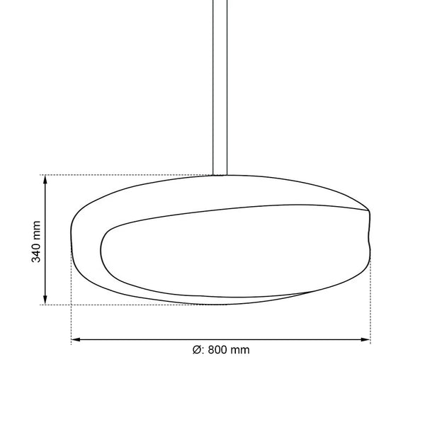 Oxid UFO-80 Mega - Cheminée suspendue au plafond