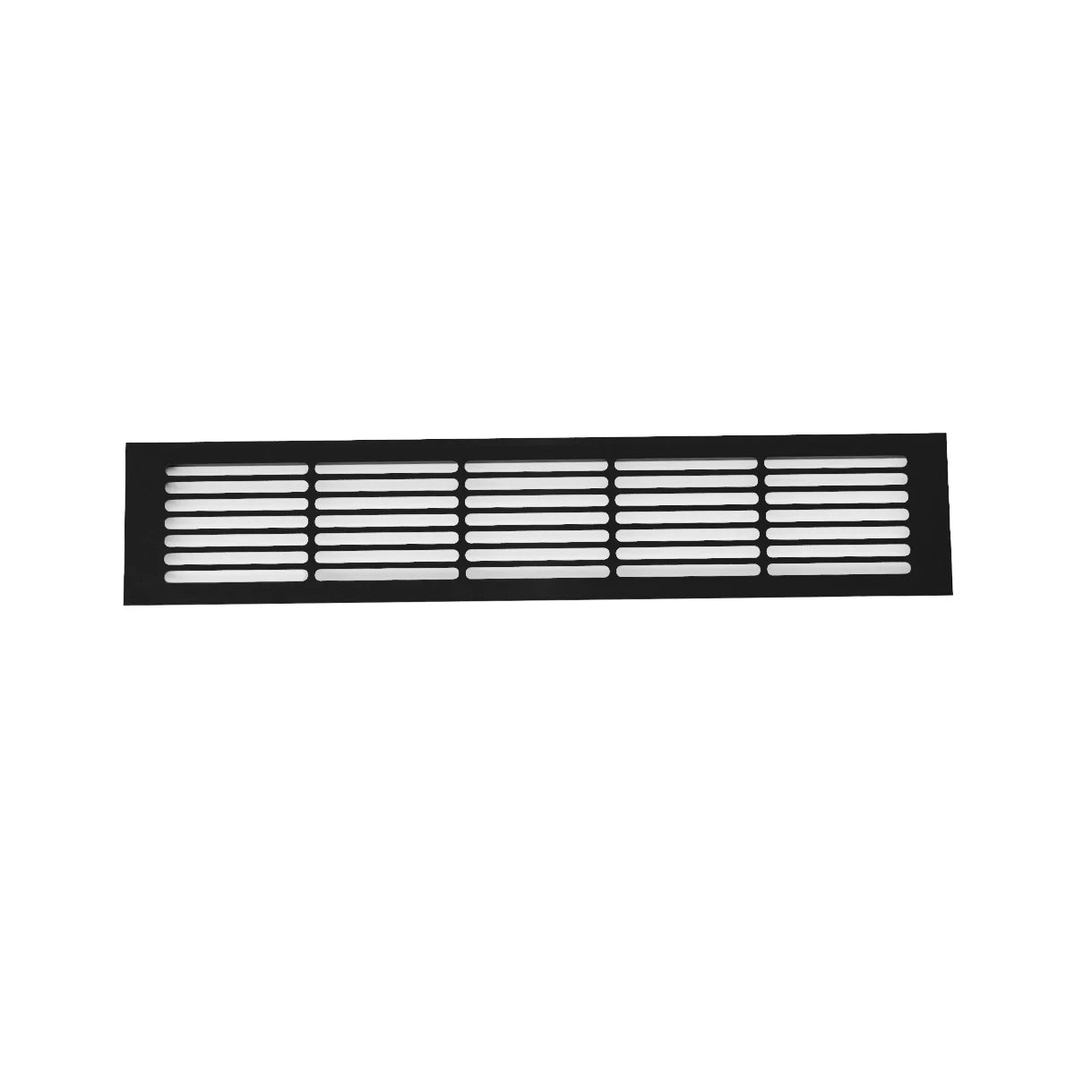 Grille de Ventilation Noire 50x10 cm - 214 cm²