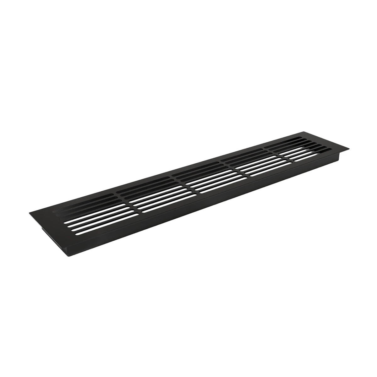 Grille de Ventilation Noire 50x10 cm - 214 cm²
