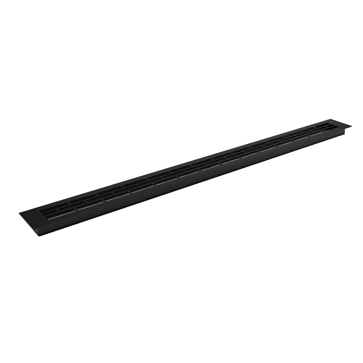 Grille de Ventilation Noire 80x6,5 cm - 210cm²