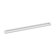 Grille de ventilation blanche - 80 x 6,5 cm - 210 cm²