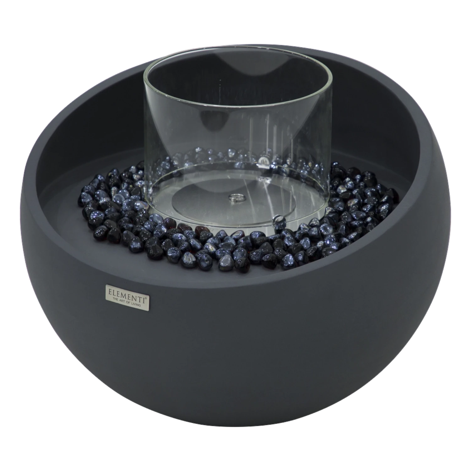 FIRENZE Brasero bioéthanol – Noir ardoise