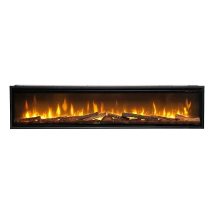 Dimplex Ignite Evolve 74 – Cheminée électrique avec verre broyé et bois.