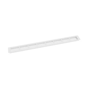 Grille de Ventilation Blanche 80x7,6 cm avec une surface de ventilation de 210 cm²