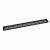 Grille de ventilation noire - 100 x 11 cm - Surface de ventilation de 420 cm²