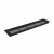 Grille de Ventilation Noire 50x10 cm avec Surface de Ventilation de 214 cm²