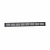 Grille de ventilation noire - 80 x 7,6 cm - 210 cm²